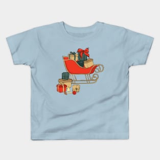 Christmas sleigh gifts Kids T-Shirt